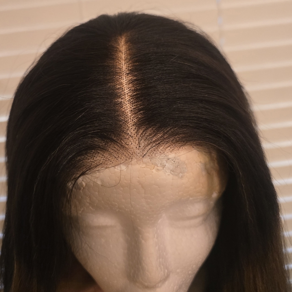 24" Chestnut Brown Wig by Klaiyi Preowned EUC